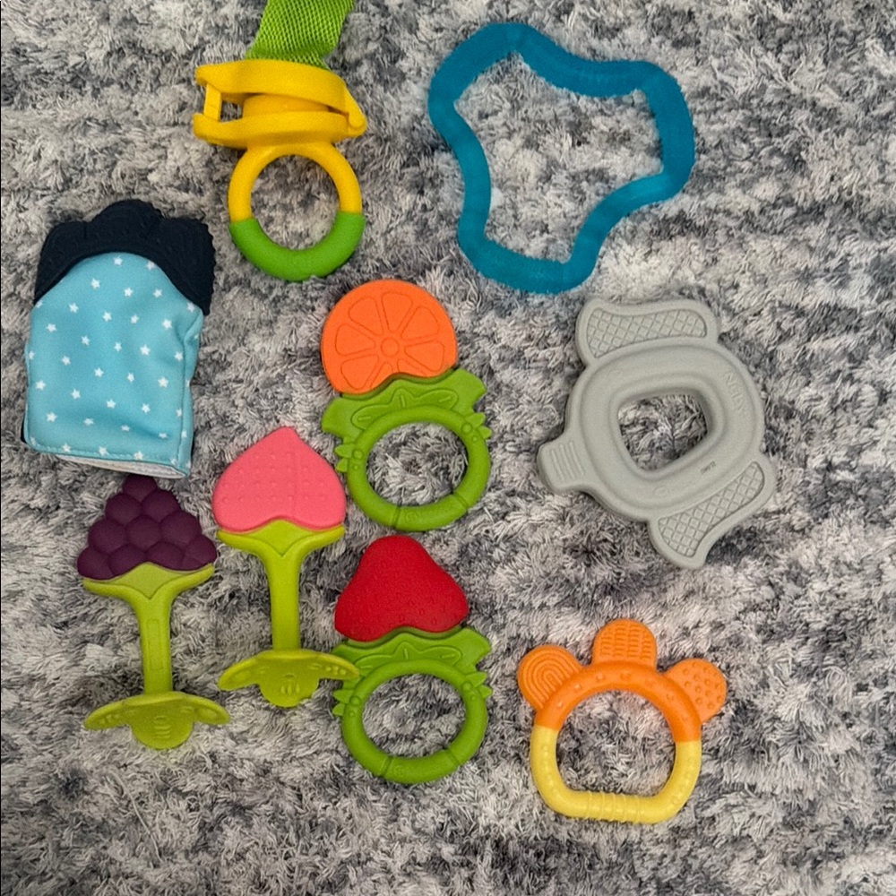 Colorful Baby Teething Toys Set